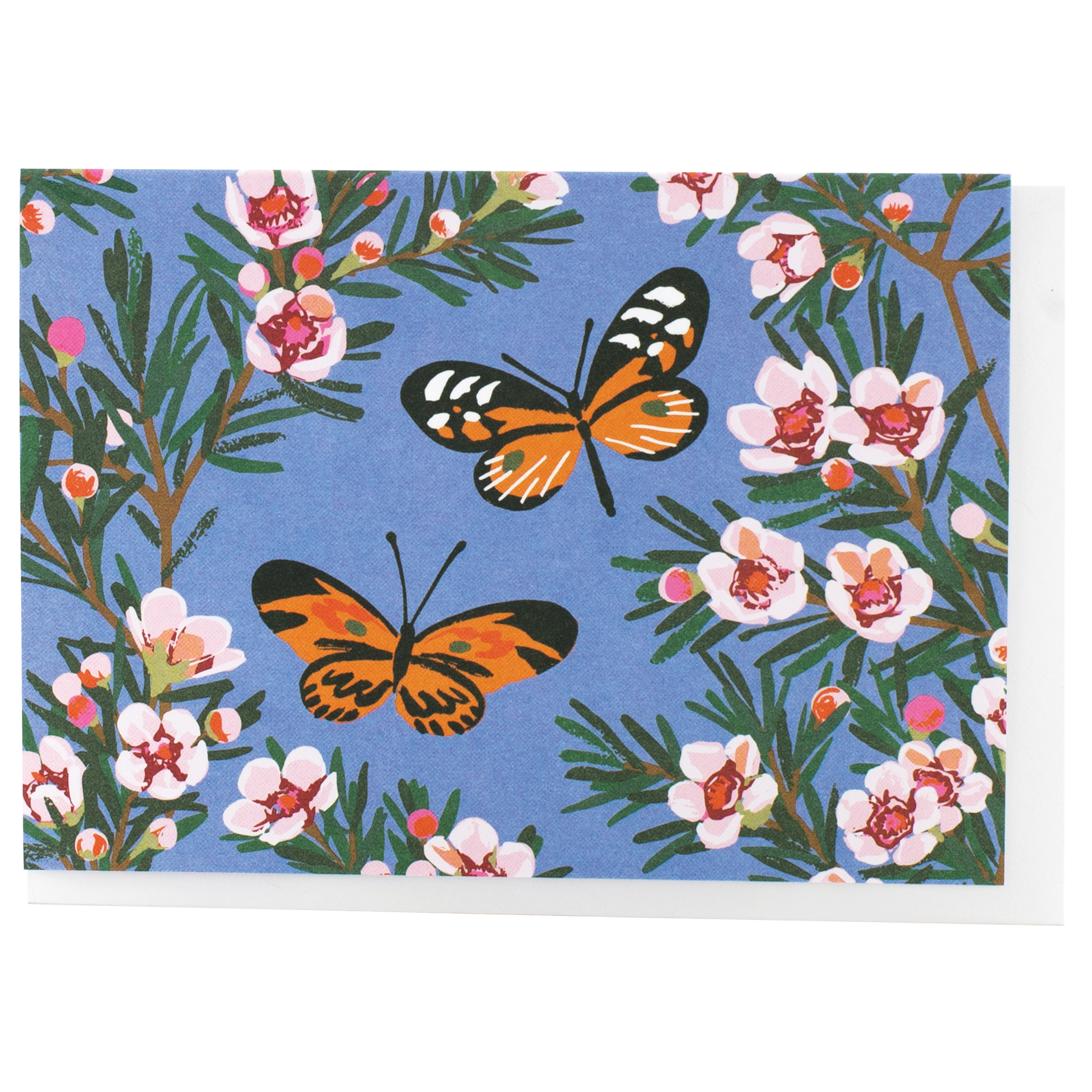 Smudge Ink - Wholesale Stationery/Notecard Set - Wax Flowers & Butterflies Note Card1