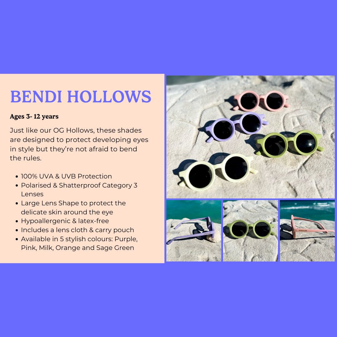 Speckles for Kids - Wholesale Sunglasses – kids - Kids Sunglasses - BENDI HOLLOWS - Purple5