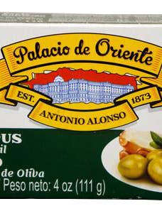 Palacio de Oriente Octopus in Olive Oil - 6 Pack for wholesale by Tin Can Fish ( BELA, Cantara, Mar, Porthos, Varina )