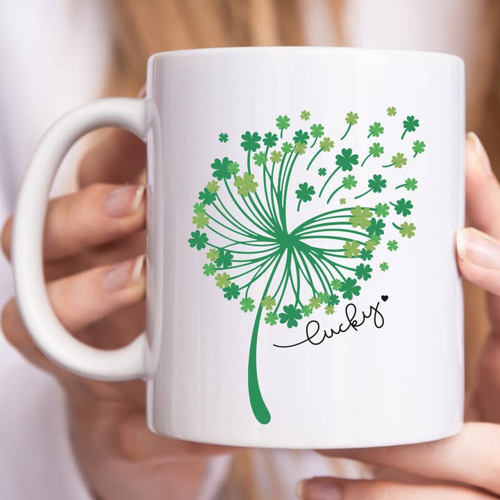 Lucky St Patricks Day Mug for wholesale by Hello Gorgeous Mugs