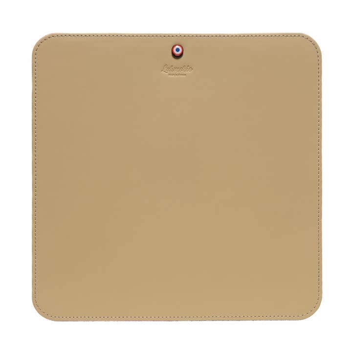 Alphonse Mouse Floco de Neve Branco em Couro Liso por atacado de Larmorie Officiel