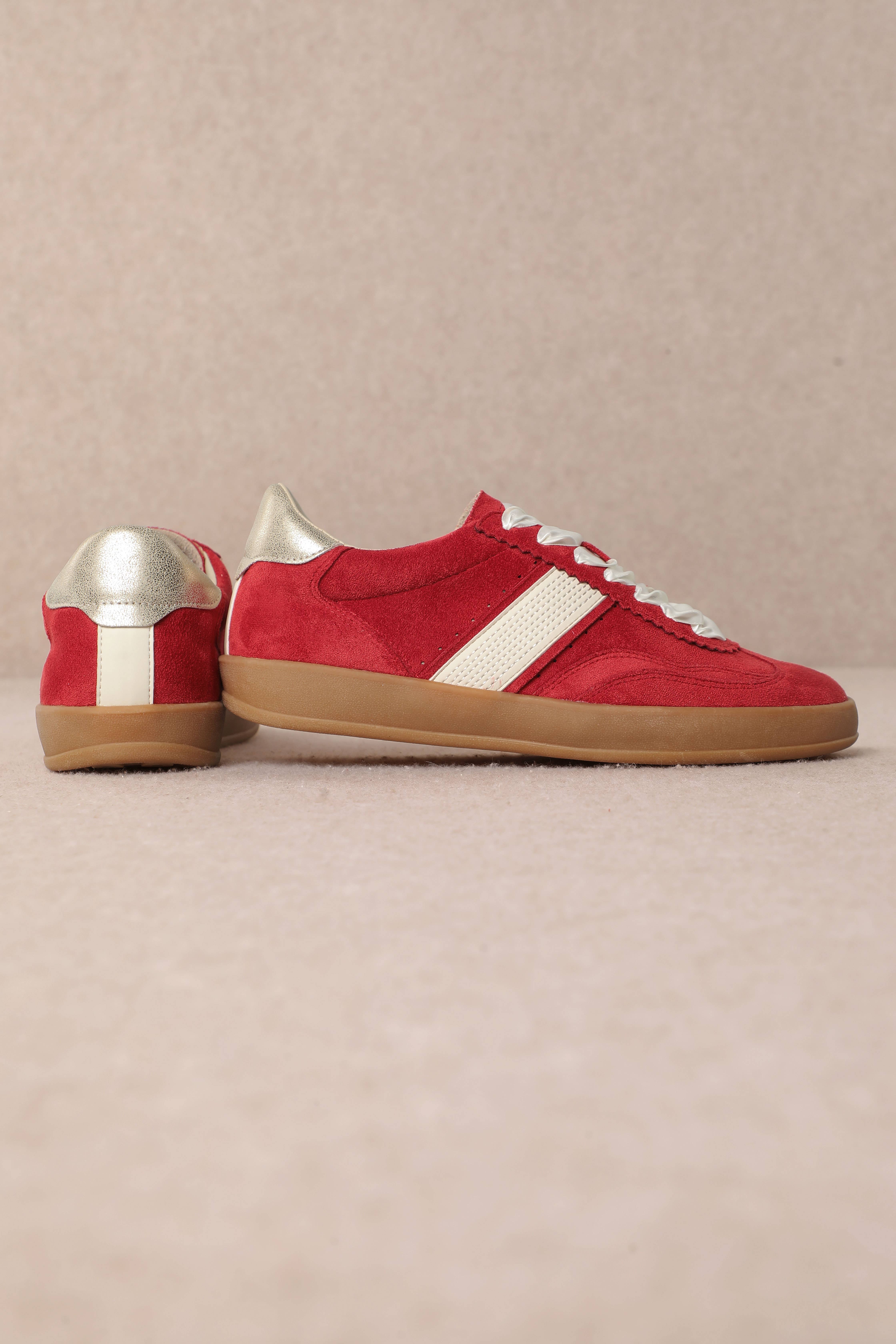 CCOCCI - Wholesale Lifestyle Sneakers - Women's - DIXIE SNEAKER SIDE STRAP LACE-UP COURT16