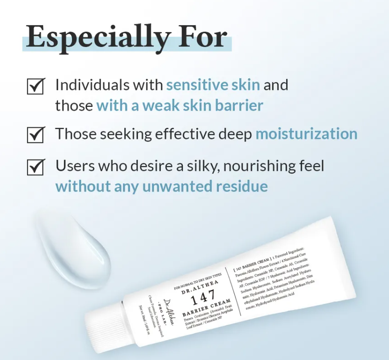 Best Beauty Group - Wholesale Facial Moisturizer - DR ALTHEA 147 Barrier Face Cream 3