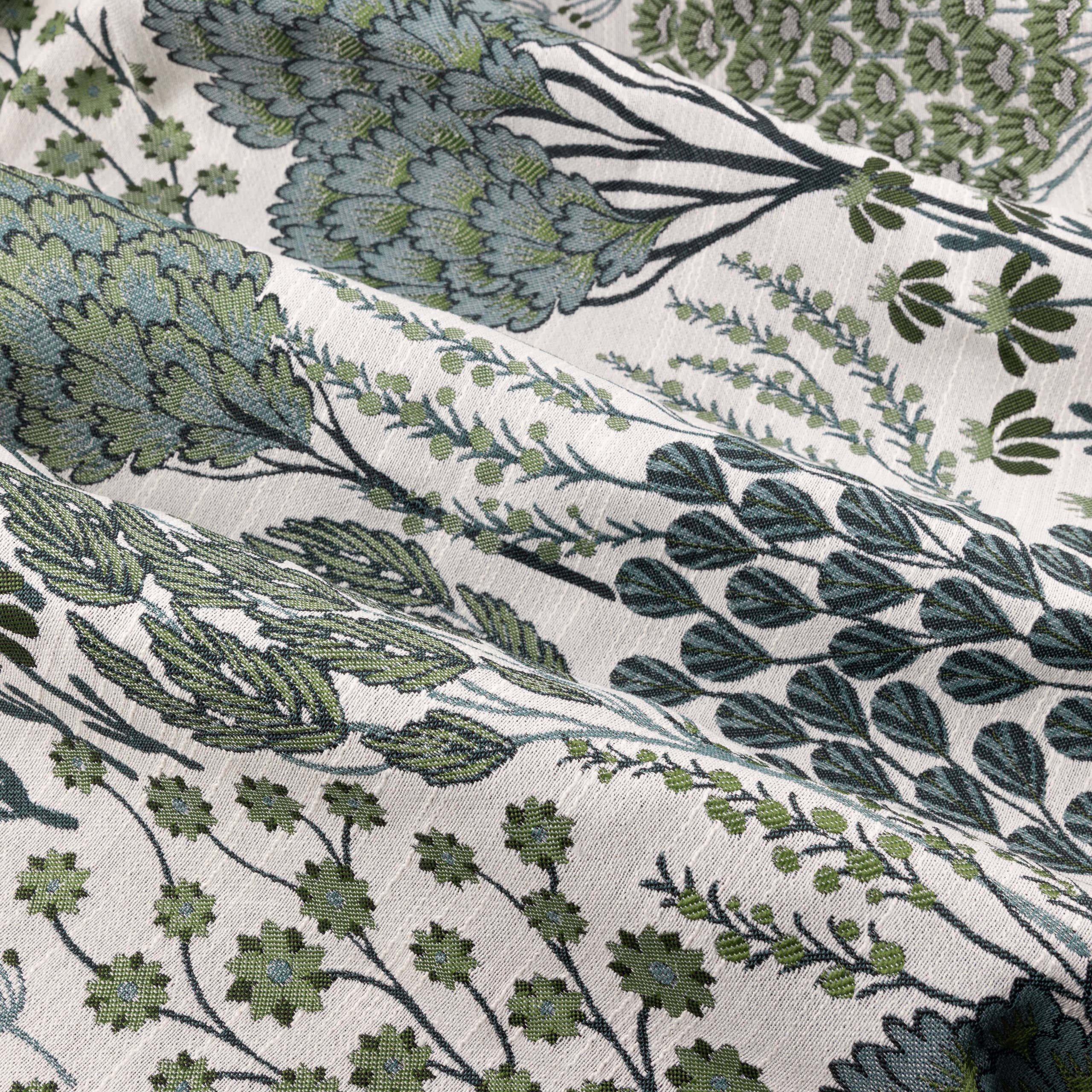 Thyme Mineral Ophelia Floral Room Darkening Eyelet Curtains Thyme/Mineral for wholesale on Faire5