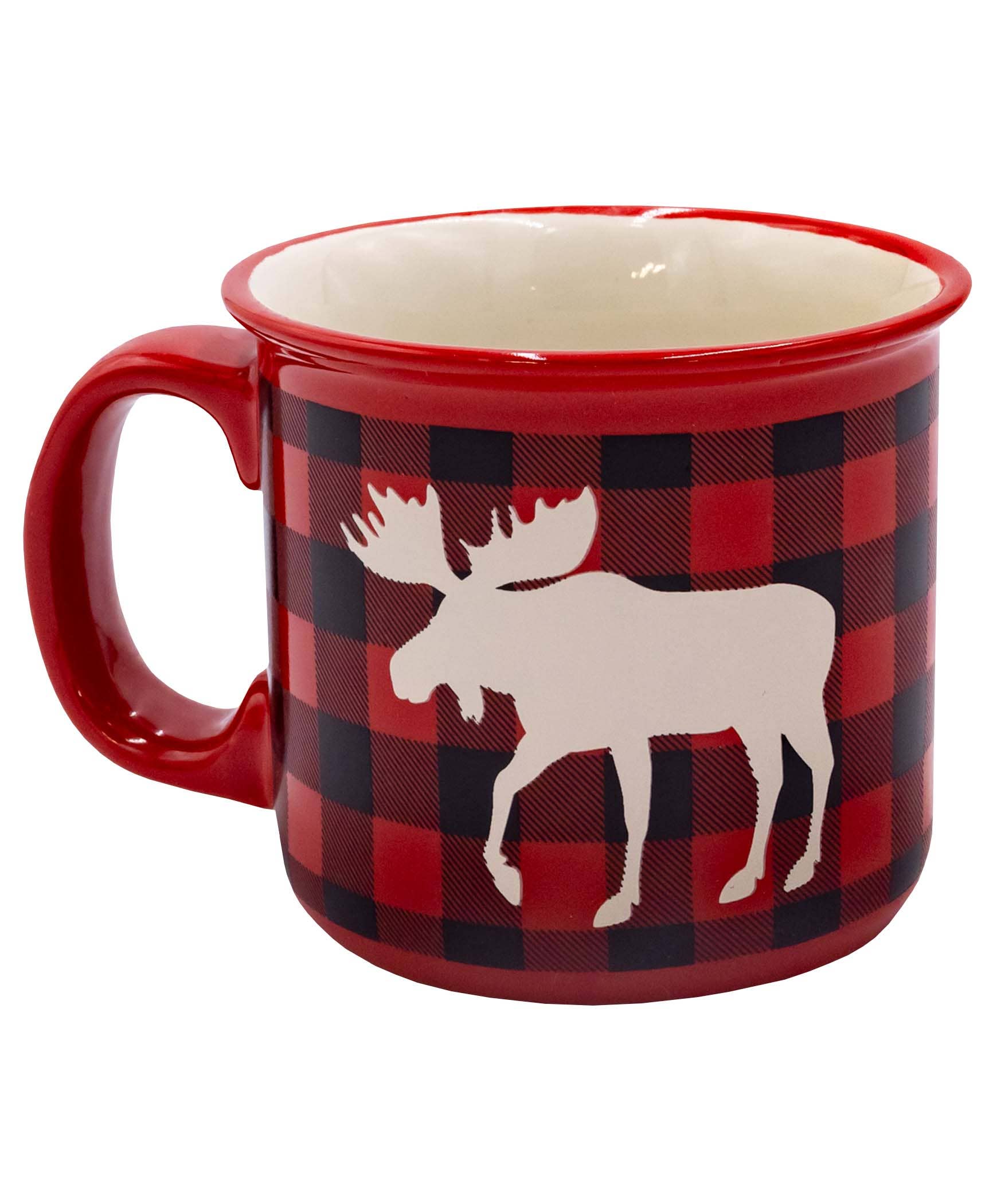 Lazy One - Wholesale Coffee Mug - Moose Plaid Mug1