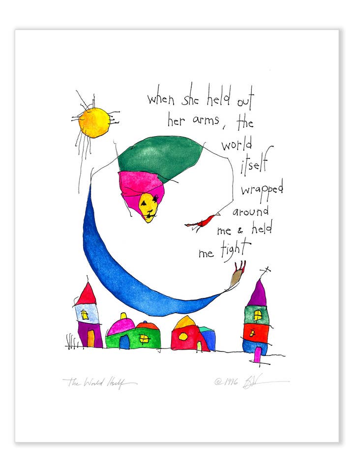 The World Itself 11x14 Art Print for wholesale by StoryPeople