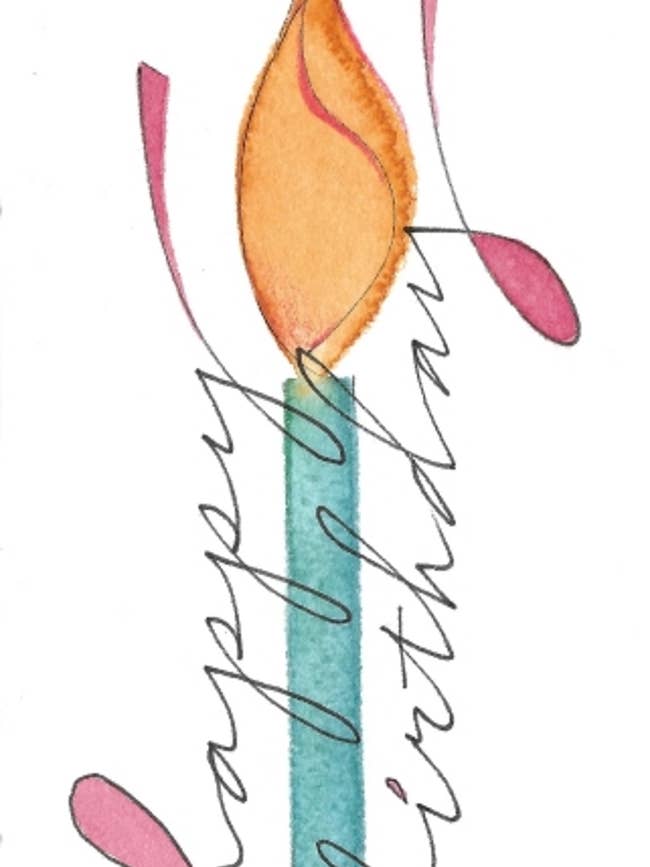 Birthday Candle Bookmark packaged with Harney Teabag for wholesale by Credo Designs LTD