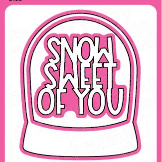 Pink and Main - Wholesale Craft Supplies - Empty Snow Globe Dies