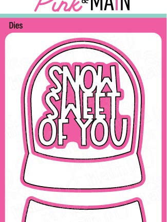 Empty Snow Globe Dies for wholesale by Pink and Main