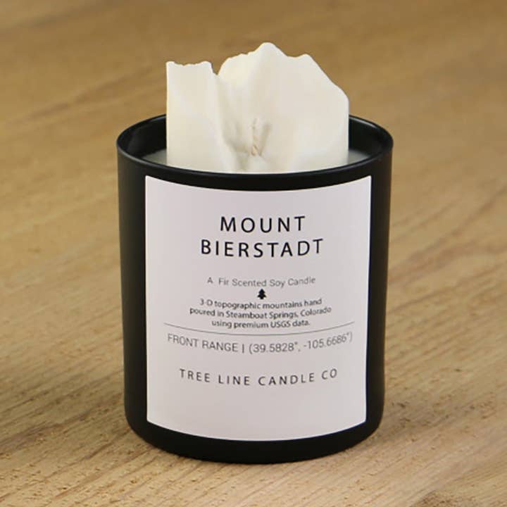 Mount Bierstadt Candle for wholesale by Tree Line Candle Co