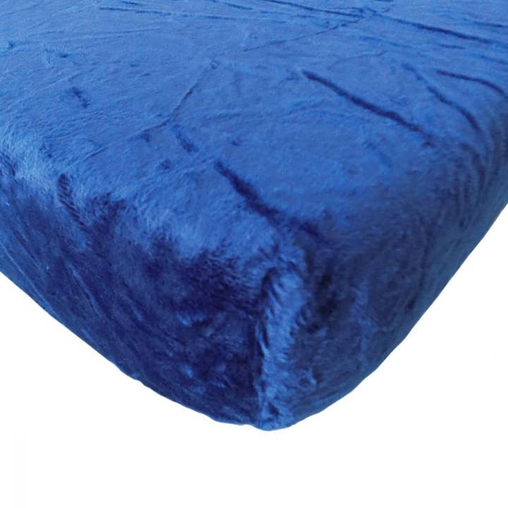 Wieglaken Minky Navy voor wholesale door Go Mama Go Designs