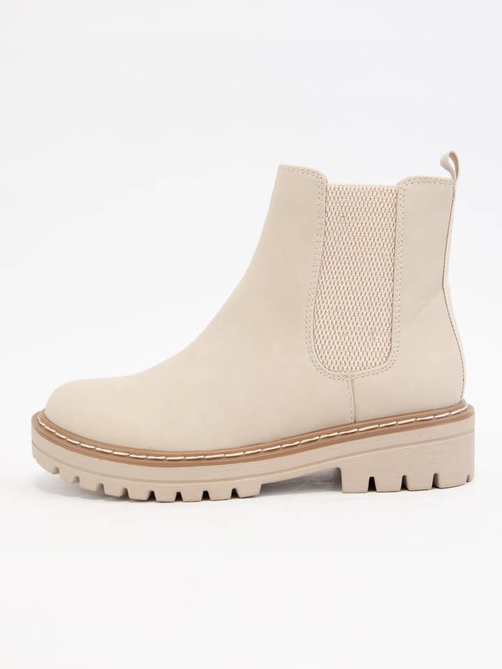 CCOCCI - Wholesale Chelsea Boots - Women's - PADEN CHUNKY LUG SOLD ROUND TOE CHELSEA ANKLE BOOT1