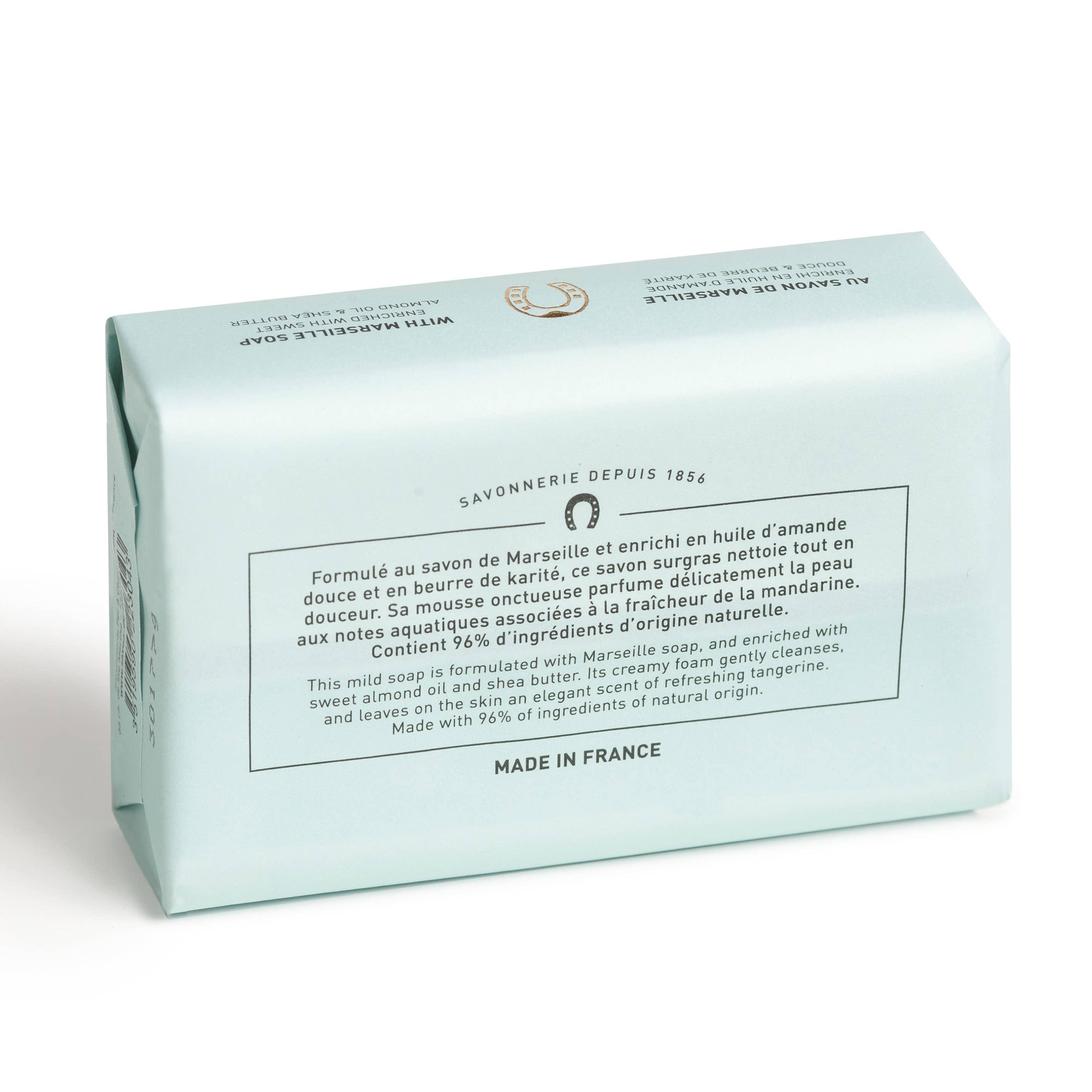 Fer à Cheval US - Vente Pains de savon - Savon doux parfumé Aqua Mandarin - 4,41 oz - 3