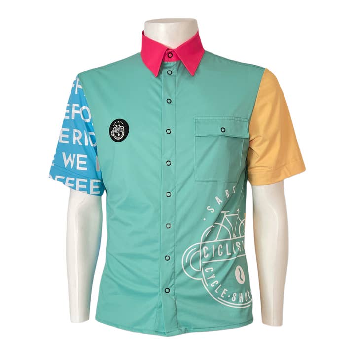 Artisti per la camicia Sartoria Gravel di Remo Brülhart for wholesale by Sartoria Ciclistica