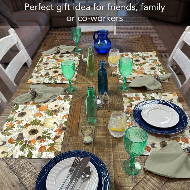 CounterArt/Highland Home/Thirstystone/CoasterStone - Wholesale Placemat - "Farmhouse Fall" Poly-Cotton Blend Placemat3