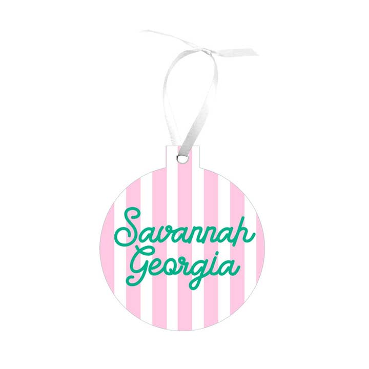 Savannah Georgia Ornament for wholesale by Viv&Lou