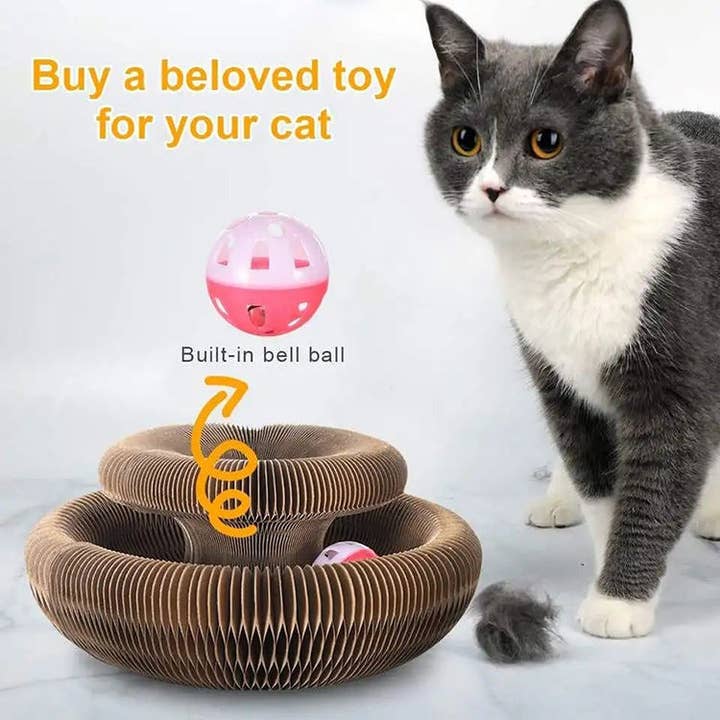 VIGOR - Wholesale Pet Scratcher - Cat - Perfect gift Magic Organ Cat Claw Board Foldable Cat Scratch