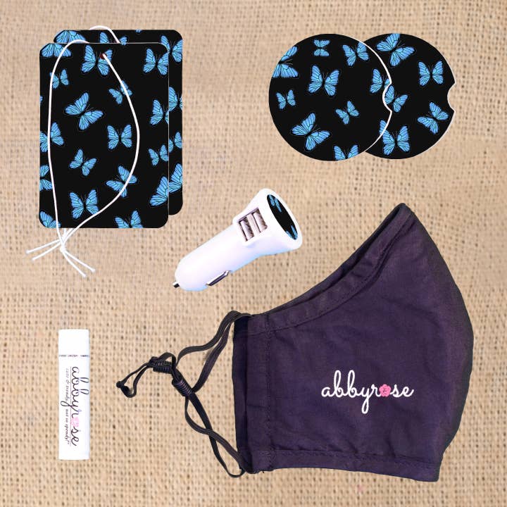 Blå Sommerfugle Bil Kit for engroshandel hos abbyrose