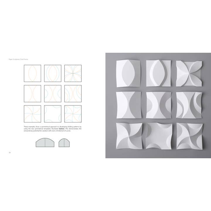 Schiffer Publishing – Großhandel Buch – Erwachsene – Papierskulptur: Fluid Forms