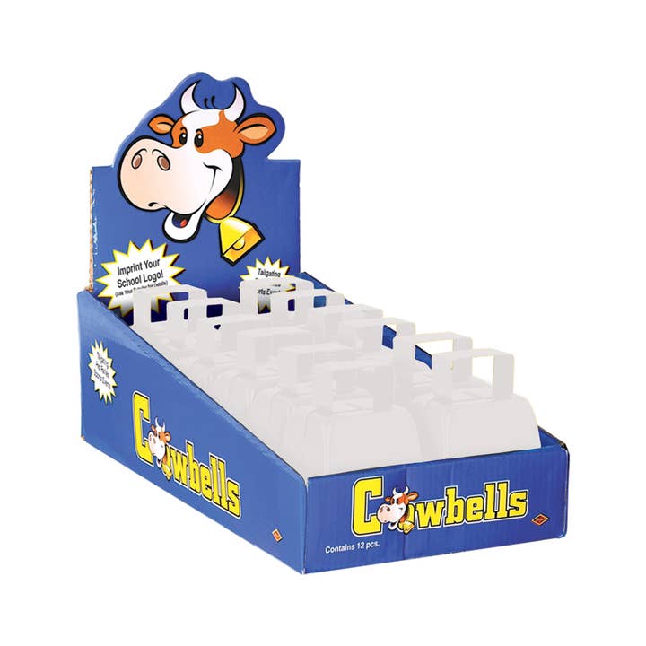 Beistle - Wholesale Bell - White 4" Cowbell1