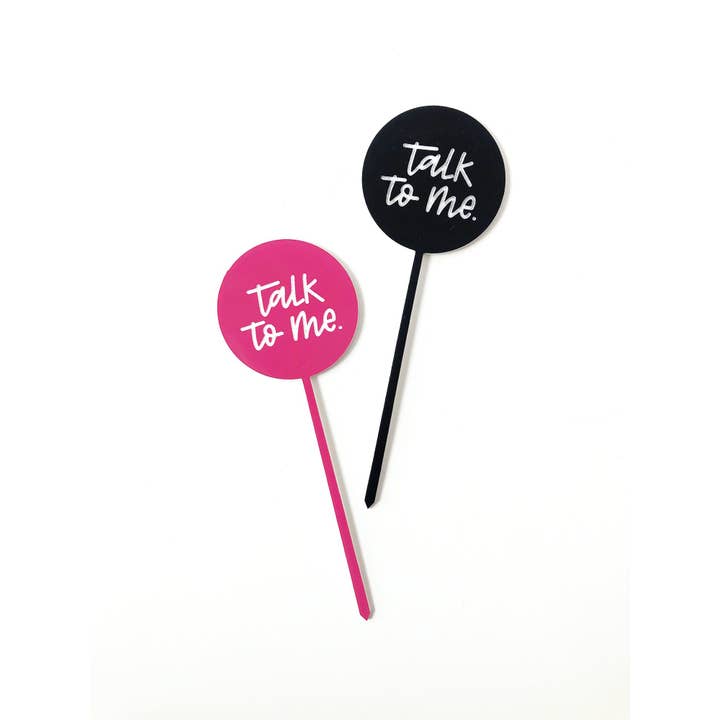 Parler avec moi Plant pieu pour la vente par Justine Ma Design