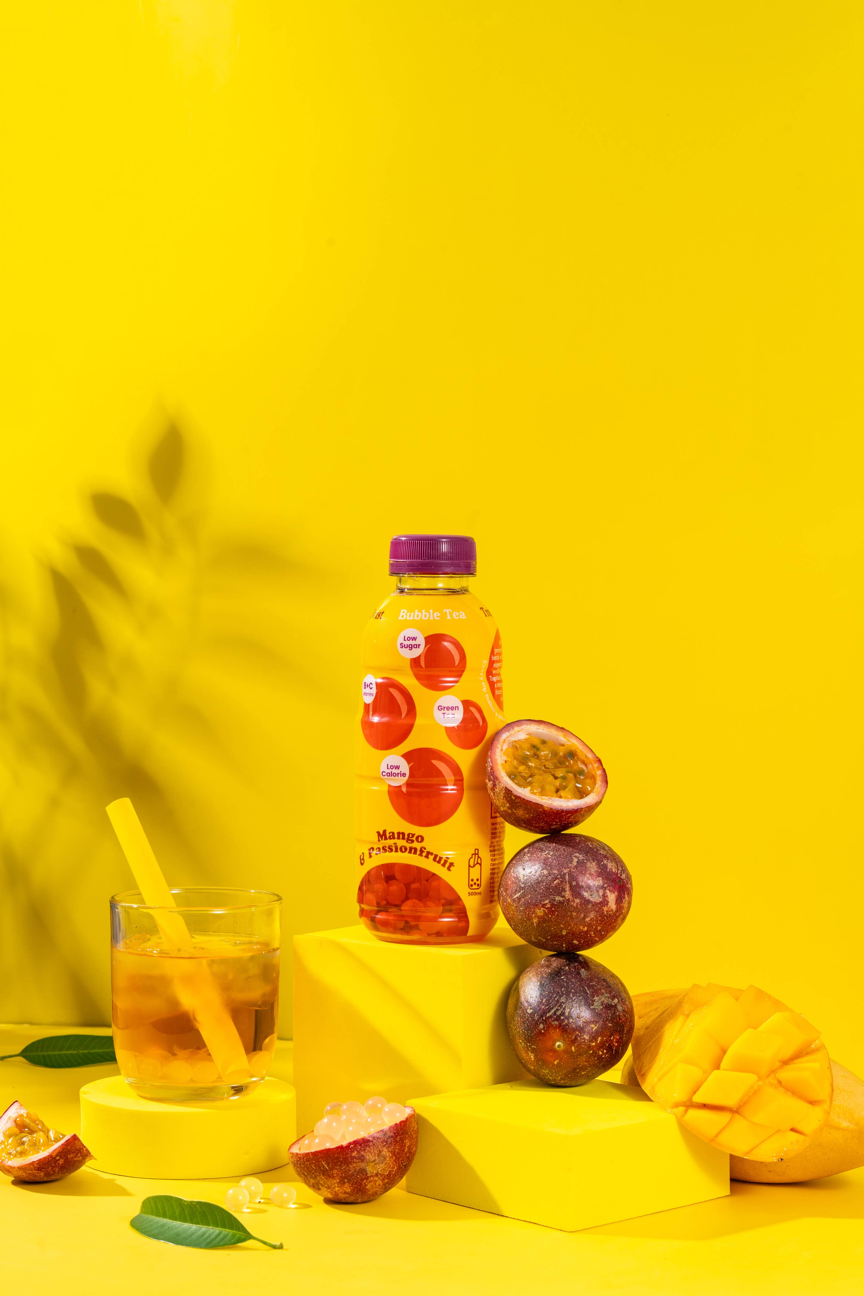 Tempo Tea Bar – wholesale Iced tea – Tropical Twist - Mango & Passionfruit with Popping Boba4