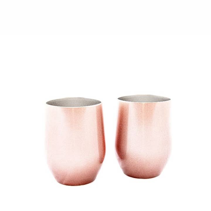 Rose Gold - Stainless Steel and Tumbler Set for wholesale by Vida Natural