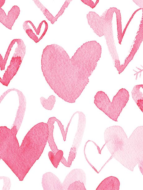 Papel de embrulho corações por atacado de Lionheart Prints