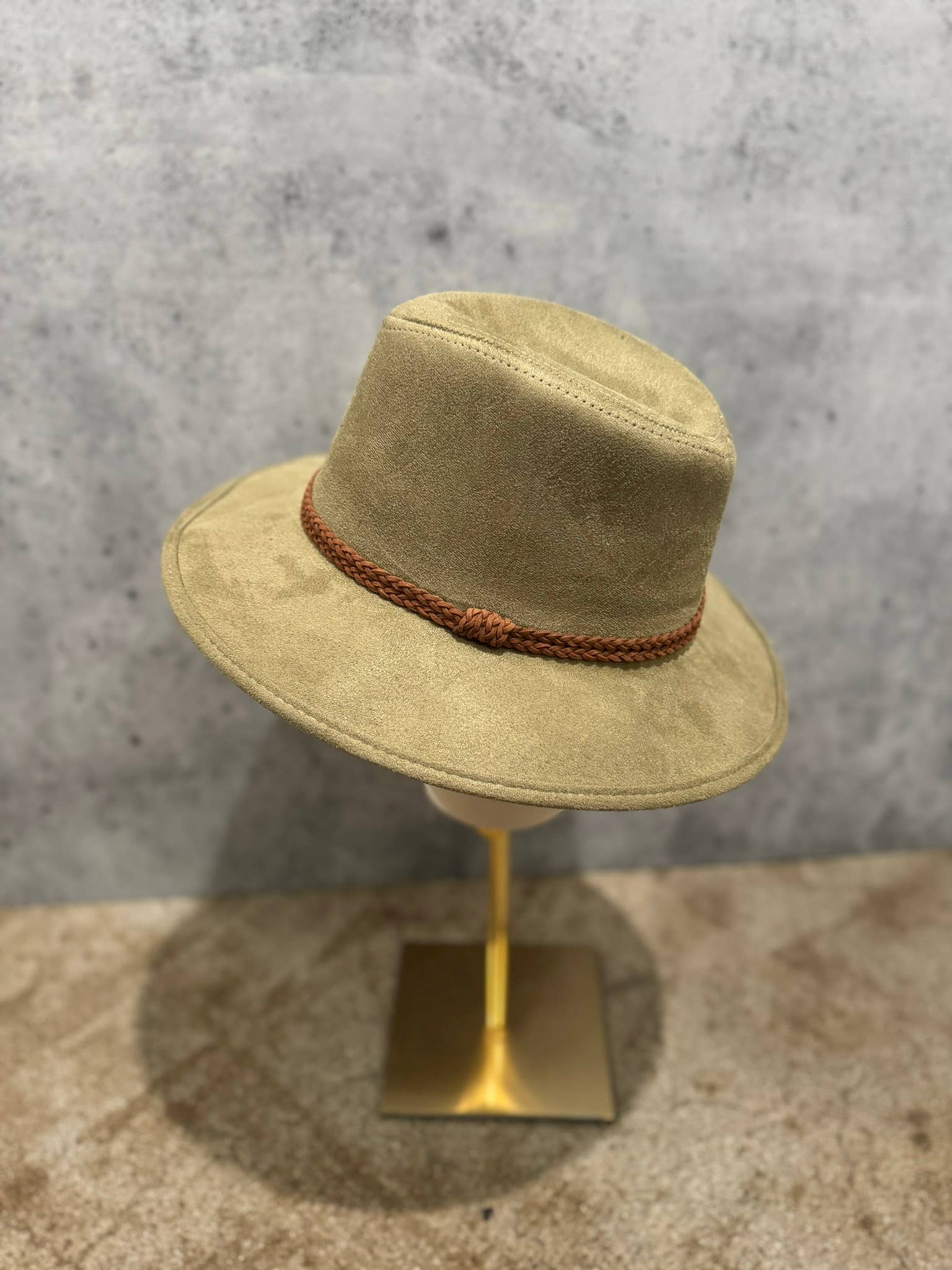 Love and Thyme - Wholesale Fedora - Women's - Best Seller! Vegan Suede Panama Hat Short Brim1