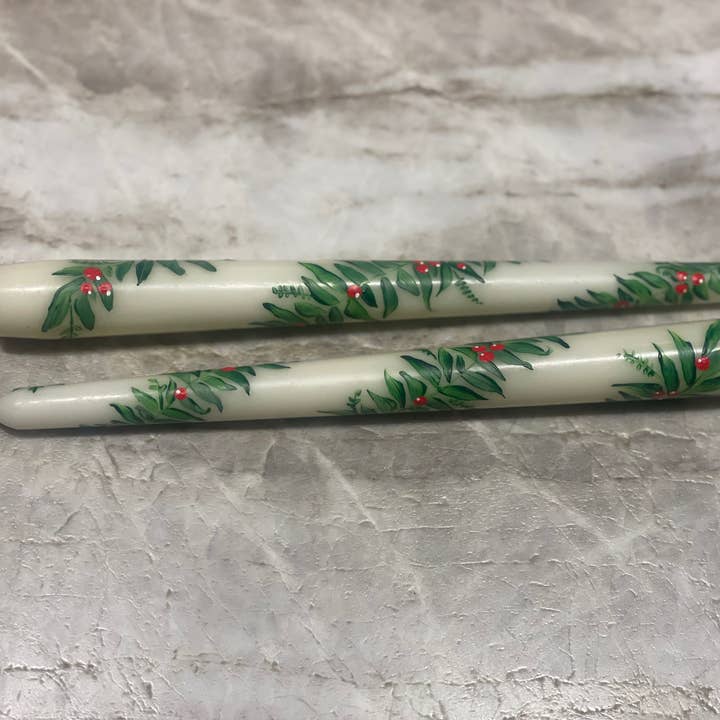 Ashley Myers - Vendita all'ingrosso Candele cilindriche/candelieri - Coppie di candele coniche da 10 «dipinte a mano2