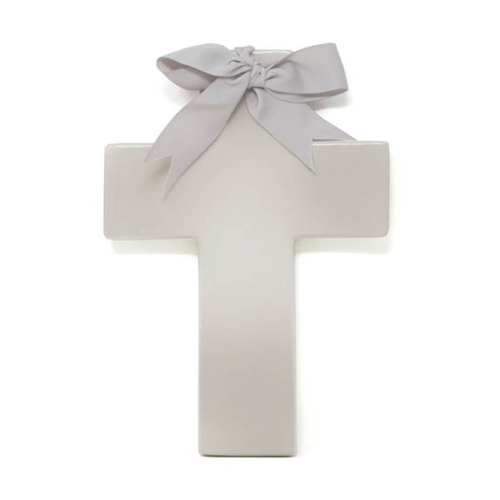 Grijze Ombre Keramische Kruis voor wholesale door Child To Cherish®