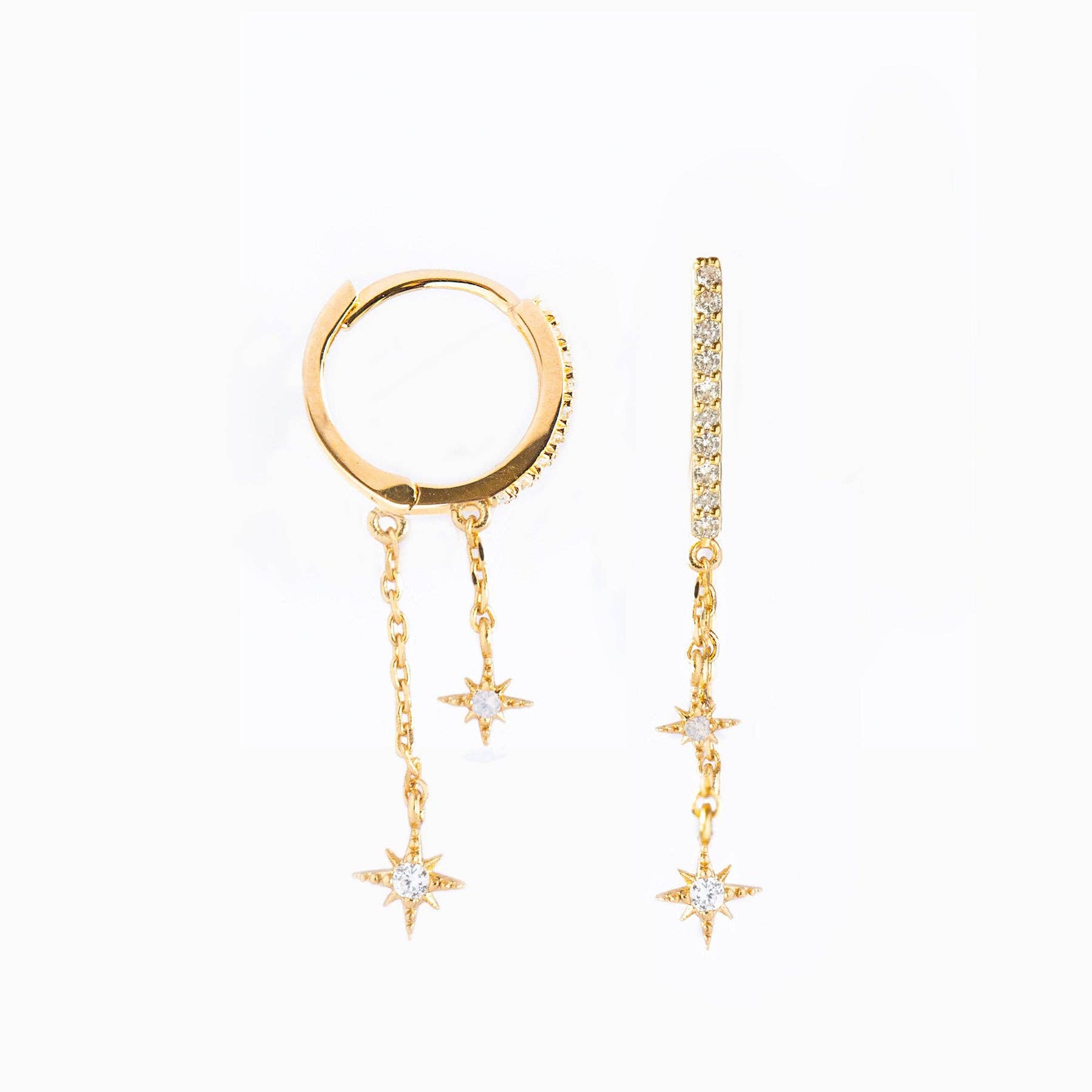 Girls Crew - Wholesale Dangle Earrings - Skyshower Hoops2