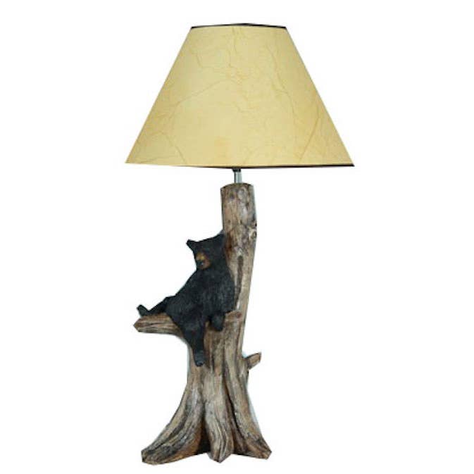 Lámpara de Mesa de 28" con Oso Sentado en Rama para venta al por mayor de CB Home Collection