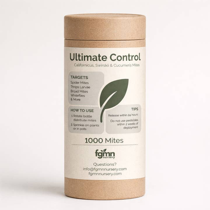 Ultimate Control Predatory Mite Mix for wholesale by FGMN Nursery