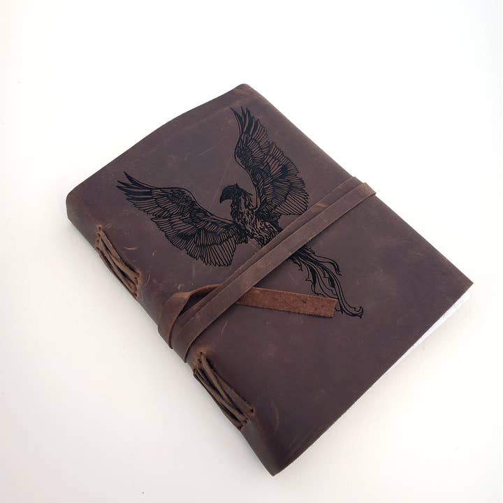 Phoenix Leather Journal med ledning, håndlavet uforet papir for engroshandel hos Lyoncraft