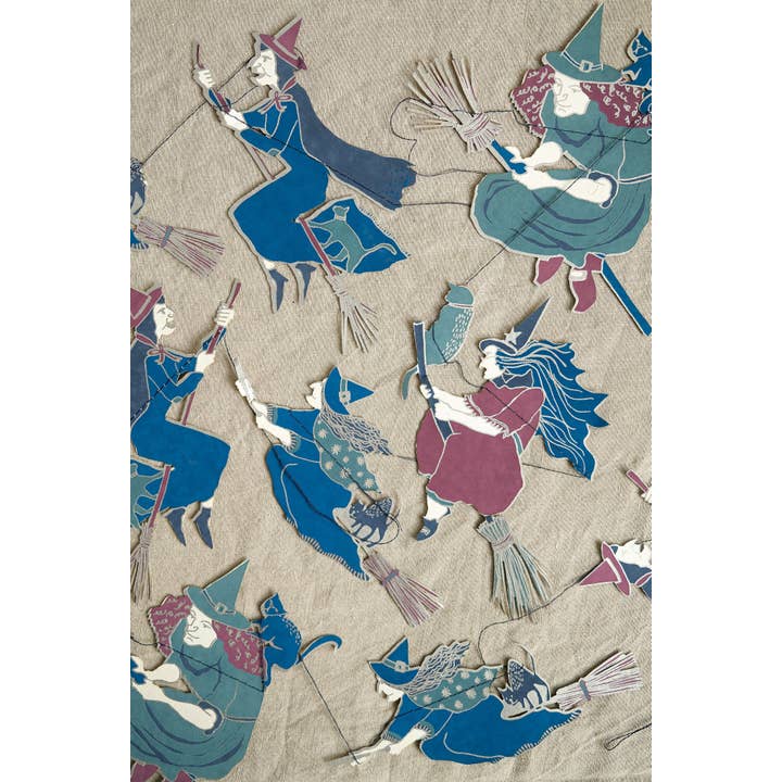 East End Press - Wholesale Bunting/Garland - Wicked Witches Sewn Garland