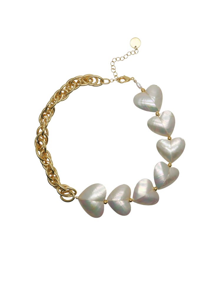 Choker bi-matière Judith for wholesale by LA MAISON GISEL B.