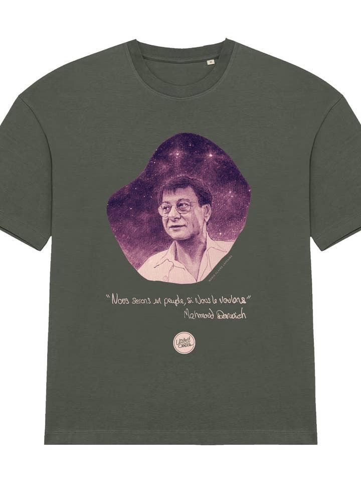 Mahmoud Darwich I Oversize T-shirt Herre for engroshandel hos UNITED SOULS