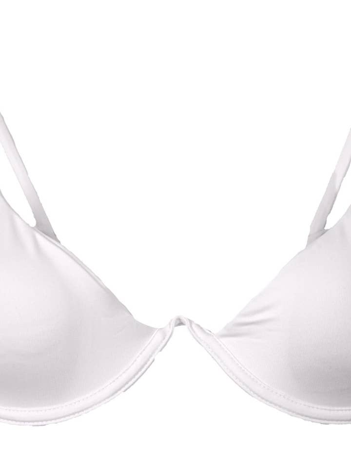 Lua Bikini Top Plain Moon White for wholesale by Vanilla-Sand