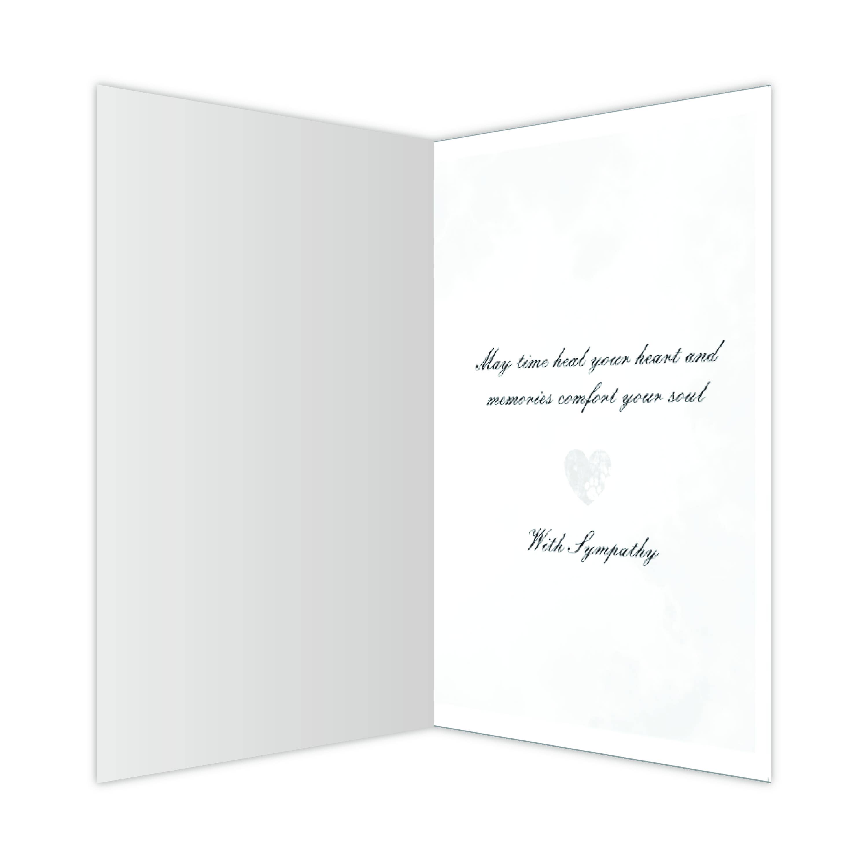 Dog Speak - Vente Carte de condoléances - Sympathie - Pawprints In Heaven1