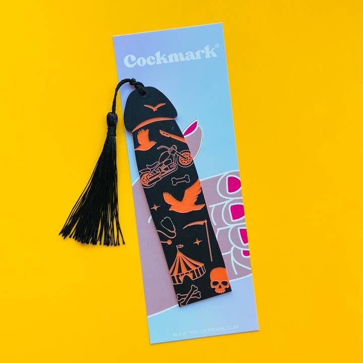 Cockmark - Wholesale Bookmark - Blackbird Cockmark Bookmark