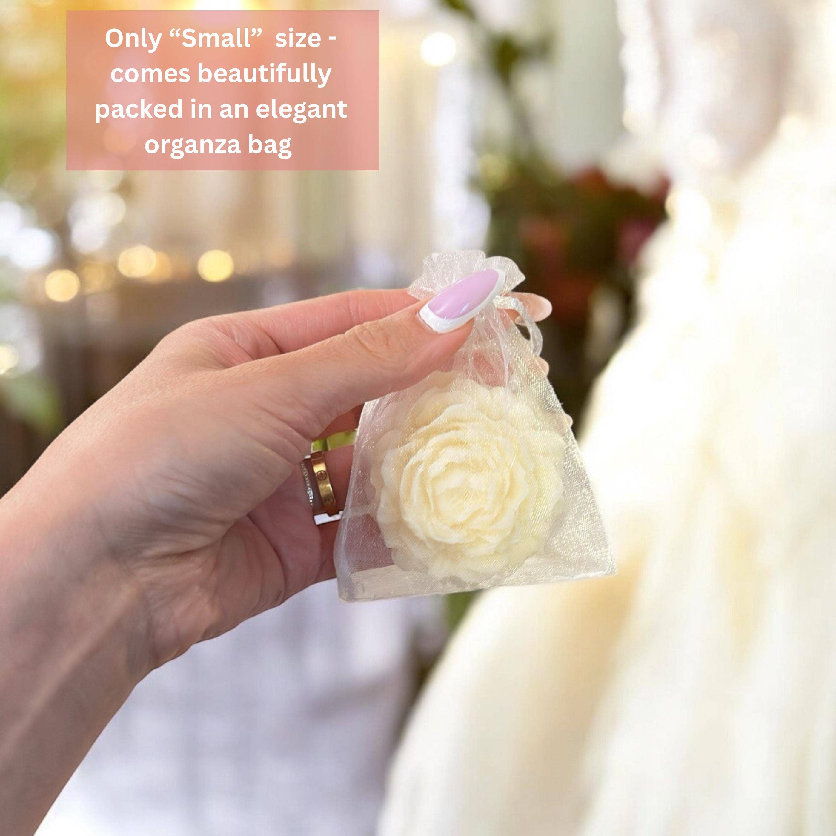 Karly’s Candles - Wholesale Novelty Candle - Peony Flower Candle Favor: Soy Wax, Wedding & Shower Gift9