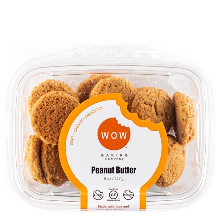 WOW Baking Company - Vendita all'ingrosso Biscotti - Vaschette da forno per biscotti al burro di arachidi senza glutine