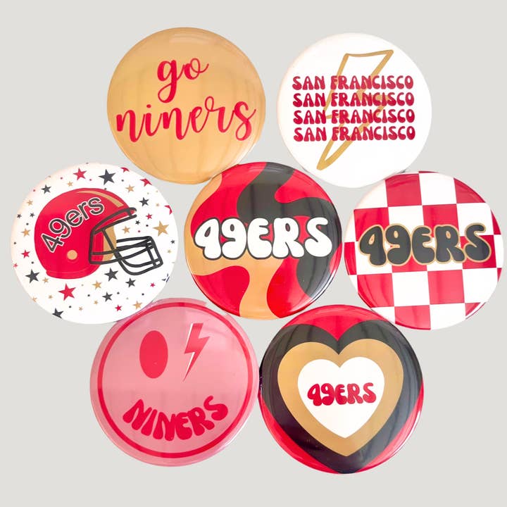 Bouton des 49ers de San Francisco pour la vente par EllaKayButtons