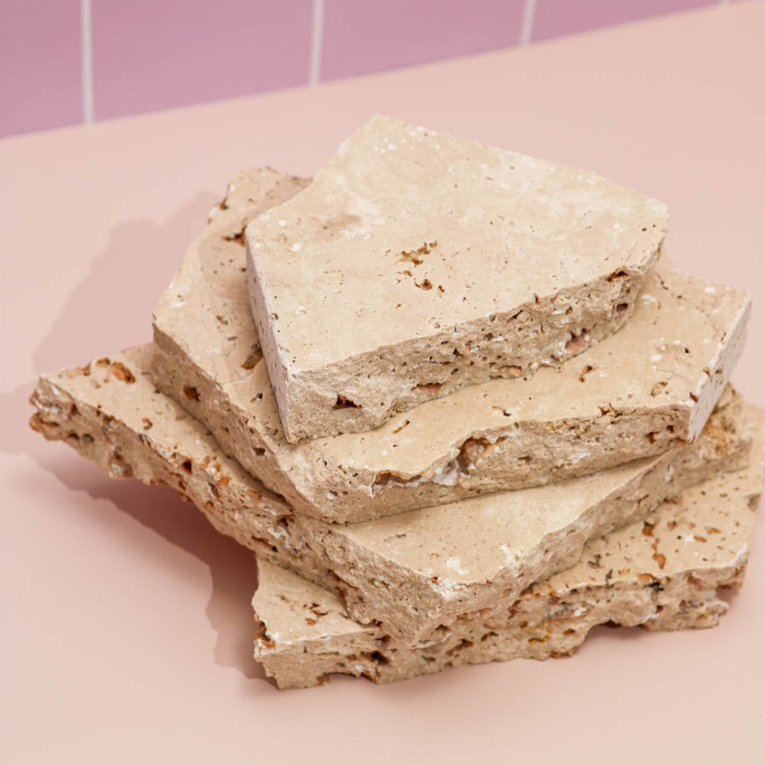 Everyday Co. - Wholesale Photography Backdrop - Burleigh Travertine Stone Prop2