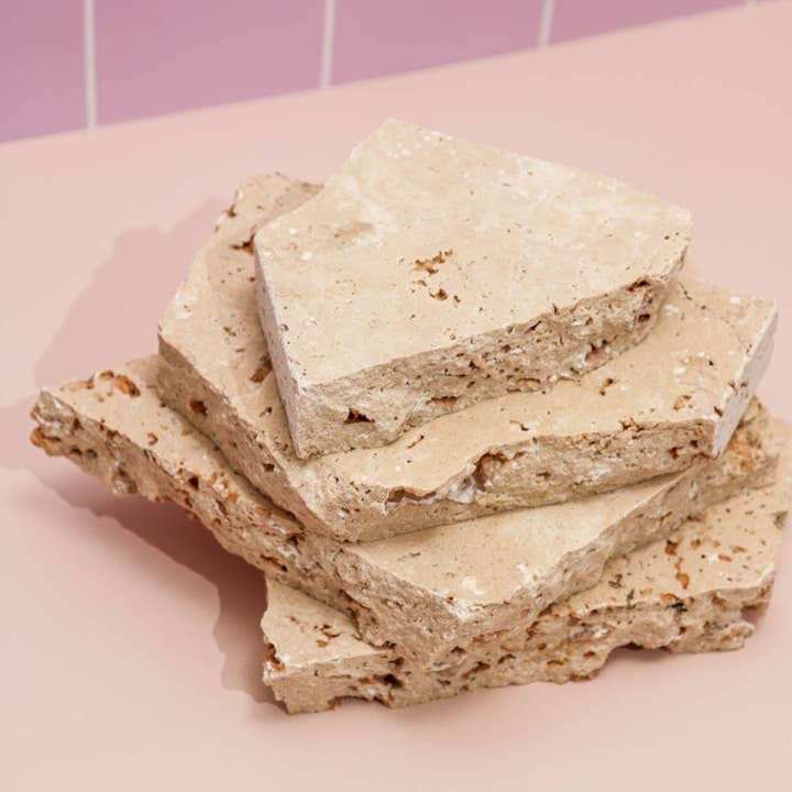 Everyday Co. - Wholesale Photography backdrop - Burleigh Travertine Stone Prop2