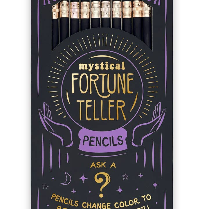 SNIFTY - Wholesale Pencil - MAGIC REVEAL fortune teller pencils - DISPLAY OF 12 SETS