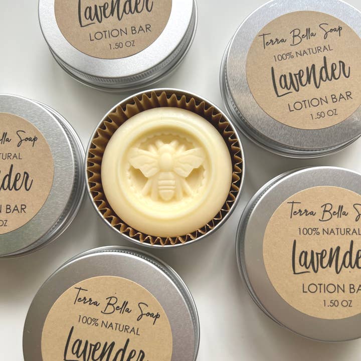 Barre de lotion à la lavande pour la vente par Terra Bella Soap