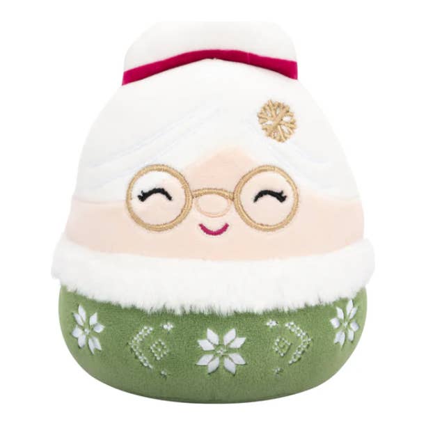 Authentic Street Signs - Wholesale Stuffed/Plush Toy - Kids & Baby - Squishmallow Christmas Plush 5" Nicolette Mrs. Claus Green