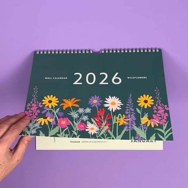Calendario - Fiori selvatici del Canada (2026) per la vendita all'ingrosso da parte di Wildly Supply Co.